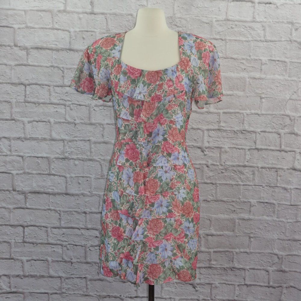 Vintage 90s Floral Dress